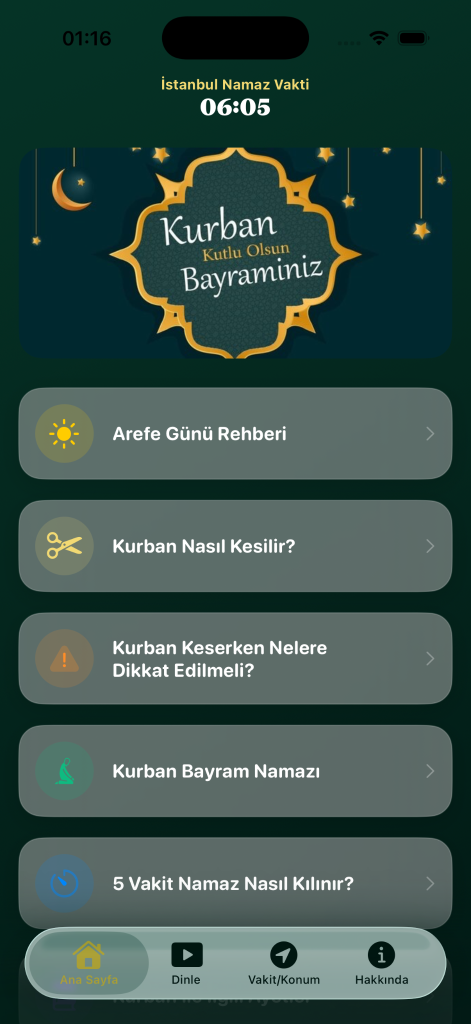Kurban Rehberi Giriş